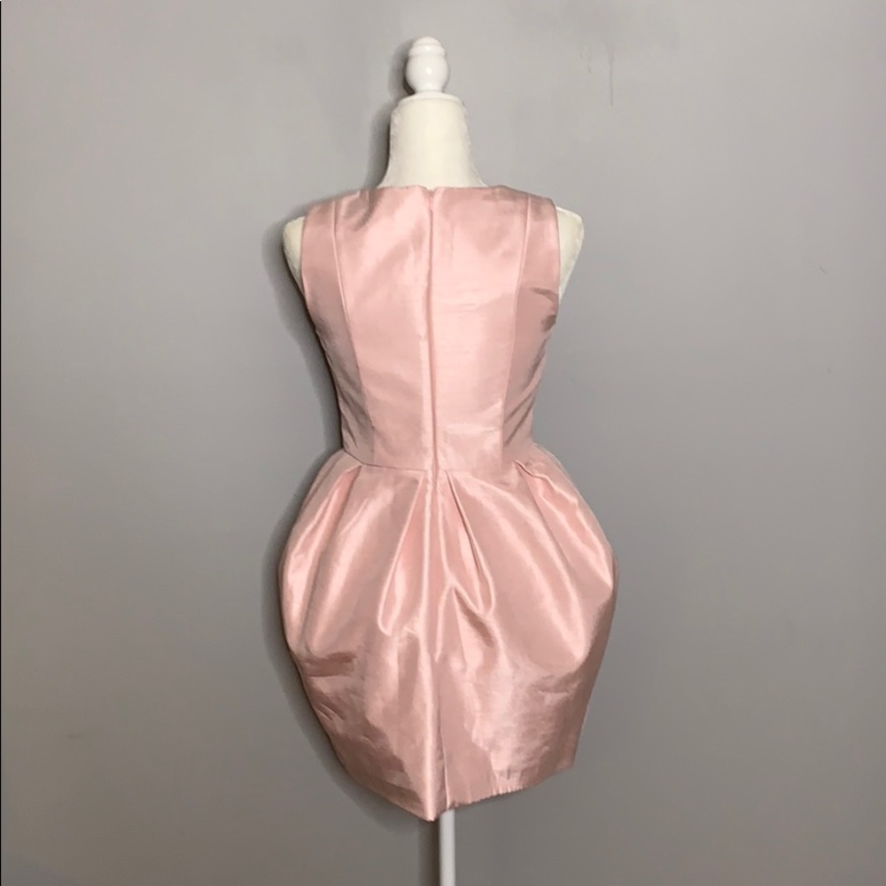 Anthropologie Keepsake Label Pink Satin Mini Dress - Picture 5 of 6